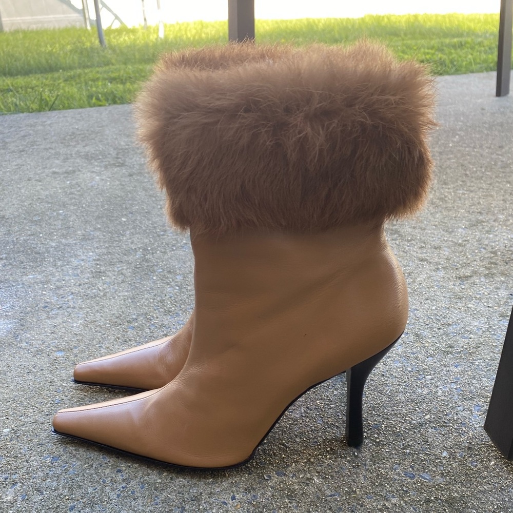 New Antonio Melani Leather Brown Boots